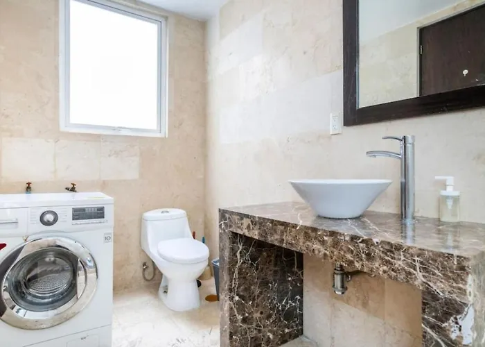 Сasa de vacaciones Condesa Amsterdam 203 Shiny 1bed 1bath On Amsterdam Av